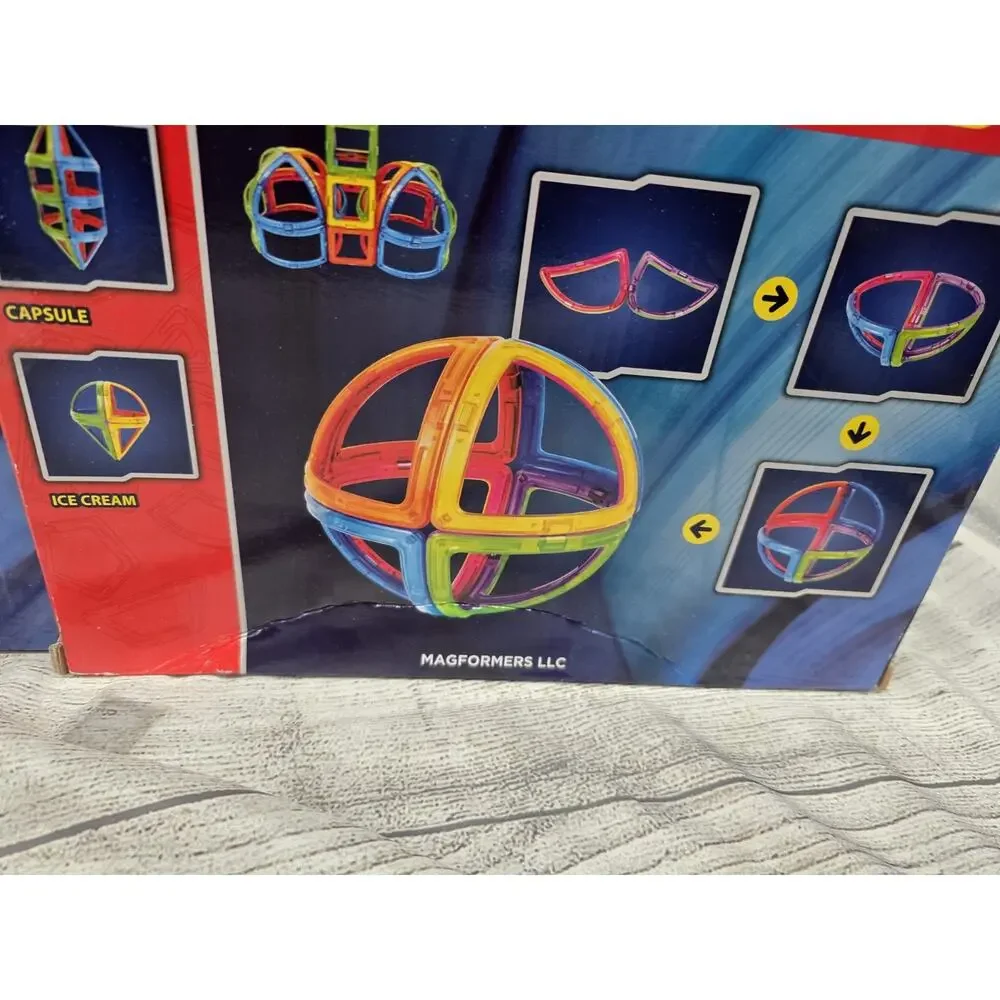 Magformers Curve 40 Set X 2. NIB. 80 Pieces Total.